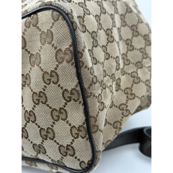 Gucci GG Brown Canvas Bucket Backpack - Picture 11 of 15